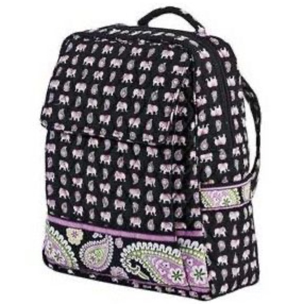 Vera Bradley Elephant Print Backpack